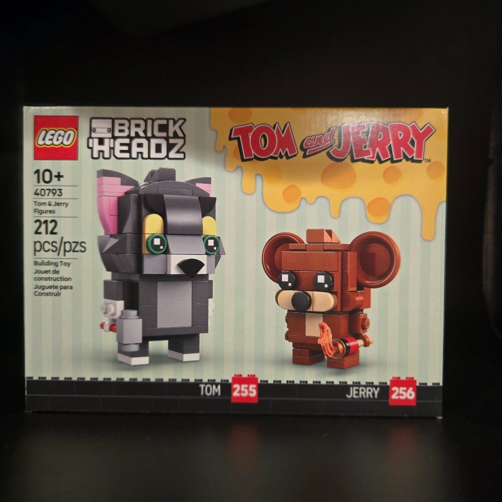 Lego Tom and Jerry Brickheadz.  New, set 40793